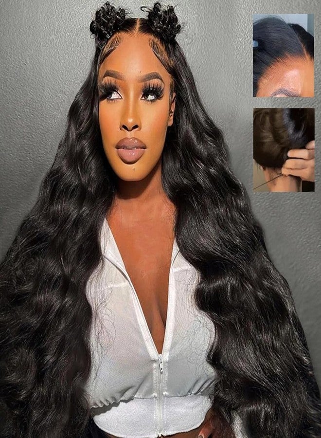 Tahikie 7x6 Body Wave Glueless Wigs Human Hair Pre Plucked Pre Cut 250% Density Drawstring Wig Human hair 7x6 HD Lace Front Wigs Human Hair for Black Women Pre Everything Ready to Go Wig 20inch - Image 1